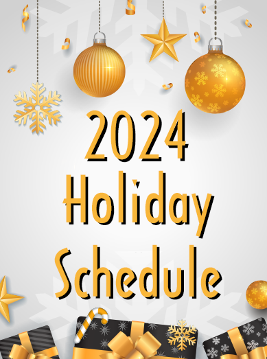 Picture for category 2024 Holiday Schedule