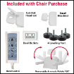 Standard accessories included with 16 Series Procedure Chair